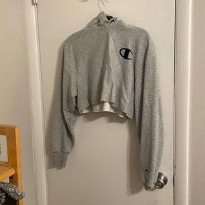 Cropped champion hoodie